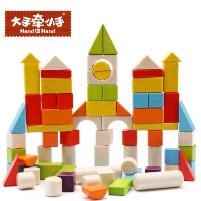 多彩積木木頭 點亮童年的創造力與智慧